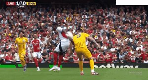 必一运动-【英超】哈弗茨破门赖斯染红 阿森纳1比1布莱顿