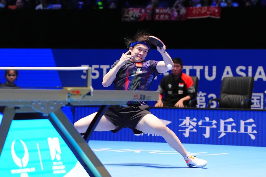 乒乓球亚洲杯：王楚钦3-0横扫 八强迎战周启豪